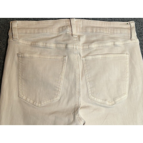 Pistola Jennifer Blush Pink Mid-Rise Skinny Jeans Raw Hem ~ Size 27 - Picture 8 of 15